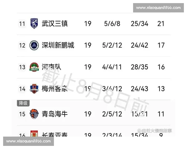 联赛进入关键阶段积分形势变化牵动争冠与保级走势全局与排名博弈